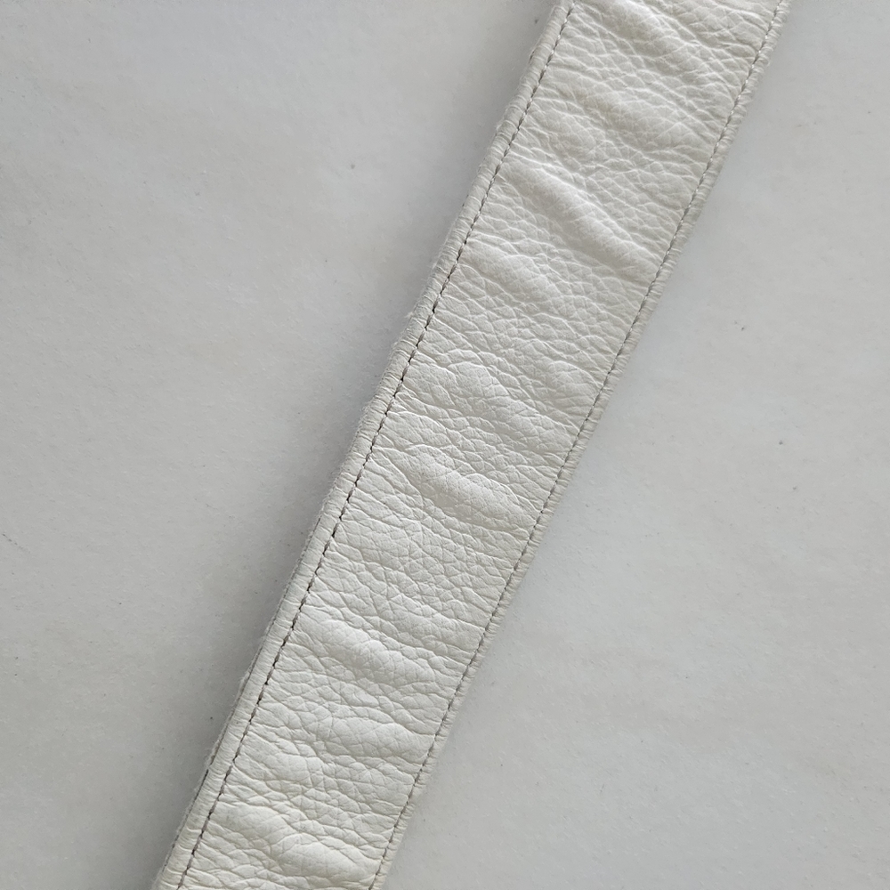 Dior ladies reversible belt, cream and printed on the other side, fits 6/8 - Picture 5 of 9